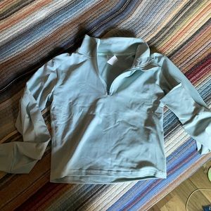 Paragon fitwear Sedona 1/4 Zip Crop in Ether